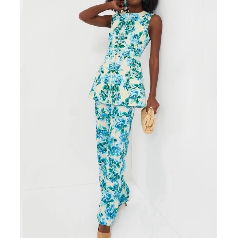 TUCKERNUCK Water's Edge Hydrangea Rhoda Tunic Top Size 10 - Picture 6 of 11